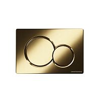 Кнопка смыва Ceramica Nova Balance Sphere CN12-003BG брашированное золото