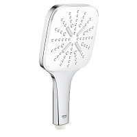 Душевая лейка Grohe Rainshower SmartActive 130 Cube 26551LS0 белая луна