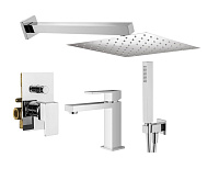 Душевой комплект Plumberia Selection Tag KITTG15CR53 для ванны, хром