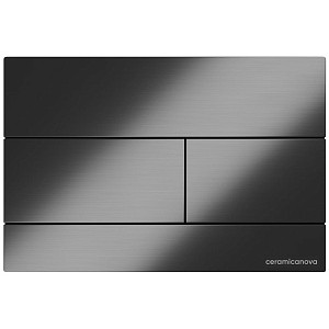 Кнопка смыва Ceramicanova Balance/Square CN12-004GG вороненая сталь