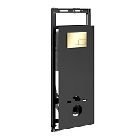 Система инсталляции WasserKRAFT Salm 27TLT.010.ME.BL.PG04 для унитаза, золото