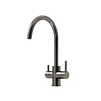 Смеситель для кухонной мойки Sancos Taper SC4012GG вороненая сталь
