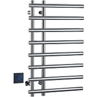 Полотенцесушитель электрический Boheme Uno 722-CR 80х50 см, круглый, сухой, хром