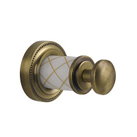 Крючок Boheme Murano 10906-W-BR бронза/белый