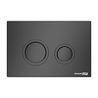 Кнопка смыва WasserKRAFT MB01 черный матовый