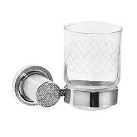 Стакан Boheme Royal Crystal 10924-CR для зубных щеток, хром