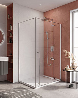 Душевой уголок Cezares Liner LINER-AH-1-120/90-C-Cr-R 120x90 прозрачное, хром