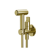 Гигиенический душ со смесителем Fima Carlo Frattini Collettivita F2320/4OS Brushed Gold