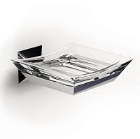 Мыльница IBB Firenze FI01ACRO/CRO настенная акриловая, хром