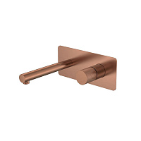 Смеситель Boheme Stick 125-CB.2 для раковины, ручка Touch, брашированная медь