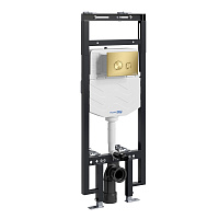 Система инсталляции WasserKRAFT Dinkel 58TLT.010.ME.MG01 для унитаза, золото