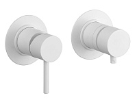 Смеситель Remer X Style X96D3BO для душа, белый матовый