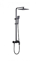 Душевая стойка ABBER Daheim AF8220BL черный матовый