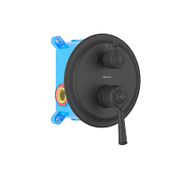 Смеситель Aquatek Классик AQ1546MB для ванны, черный матовый