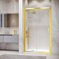 Душевая дверь RGW Passage PA-14GB 41081413-16 130x195 прозрачное/брашированное золото