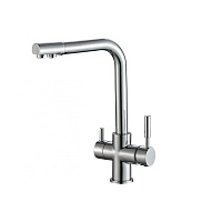 Смеситель Zorg Steel Hammer SH 552 CR для кухонной мойки, хром