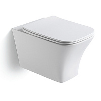 Унитаз подвесной Black & White Universe W723 безободковый