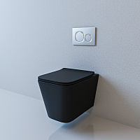 Унитаз подвесной Esbano Gartez ESUPGARTBM безободковый, черный матовый