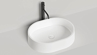 Раковина накладная Salini Gloria 10 1102211M S-Stone 56x44 белый матовый