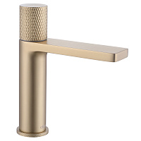 Смеситель ABBER Rund AF8710G для раковины, золото матовое