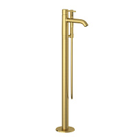Смеситель Kludi Bozz 38590N076 для ванны и душа, золото брашированное