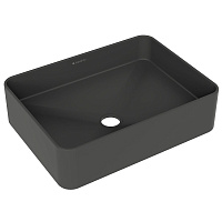 Раковина накладная Aqueduto Espiral ESP0440 50x37x13.5 черный матовый