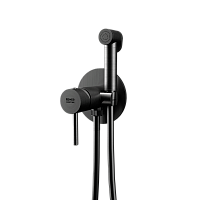 Гигиенический душ со смесителем Remer X Style X65WCFP черный брашированный хром