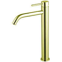 Смеситель Fima Carlo Frattini Spilllo Up F3031/HXSOS для раковины, Brushed Gold