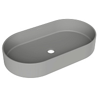 Раковина накладная Aqueduto Espiral ESP0230 60x39x12 серый матовый