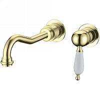 Смеситель Boheme Tradizionale oro 287 для раковины, золото