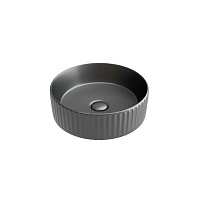 Раковина накладная Ceramicanova Element CN6057MDH 36x36x11.5 антрацит матовый темный