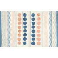 Коврик Fixsen Lotus FX-8030W розовый/синий/белый/серый