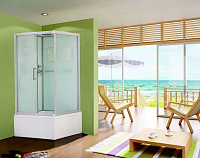 Душевая кабина Esbano ESKB108CKRB 100x80 хром матовый