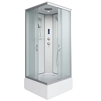 Душевая кабина Niagara Classic NG-1108-14P 90x90x215 стекло матовое/профиль серебро