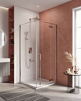 Душевой уголок Cezares Liner LINER-A-1-90-C-Cr-R 90x90 прозрачное, хром