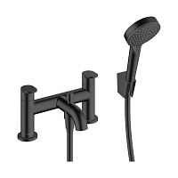 Смеситель Hansgrohe Vernis Blend 71461670 на борт ванны, черный матовый