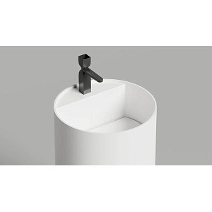 Раковина напольная Salini Armonia Round Top 01 130411TG S-Sense 45x45 белый глянцевый