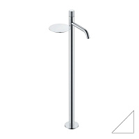 Смеситель Boheme Stick 120-WCR.2 для раковины, ручка Touch, белый