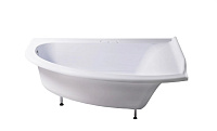 Ванна из искусственного мрамора Astra-Form Анастасия Solid Surface 01010064 182x125 R белый матовый