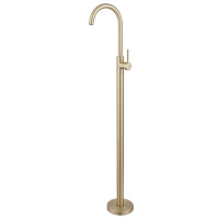 Смеситель ABBER Wasser Kreis AF8141G напольный, золото матовое