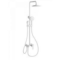 Душевая система Wonzon & Woghand WW-A30874-MW белый матовый