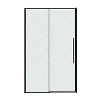 Душевая дверь Grossman Galaxy 100.K33.01.100.21.02 99-100x195 шиншилла/черный матовый