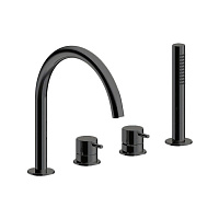 Смеситель Almar Mixers E214006.AB для ванны, хром черный шлифованный