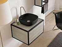 Раковина Scarabeo Glam 180649BK 40x40 Ardesia