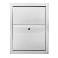 Встраиваемый контейнер для мусора Nofer 12001.S матовая нержавеющая сталь