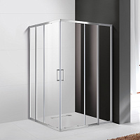 Душевой уголок Cezares Molveno MOLVENO-AH-22-130/120-C-Cr-IV 130x120x195 прозрачное/хром