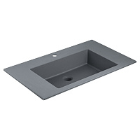 Мебельная раковина Vincea VCB-13800G 80x48x12 серый матовый