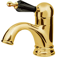 Смеситель Boheme Tradizionale nero 251 для раковины, золото