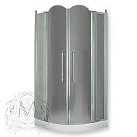 Душевой уголок Migliore Diadema 22679 R90xH195 см, стекло матовое, хром