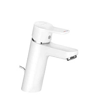 Смеситель Kludi Pure&Easy 372909165 для раковины, белый/хром